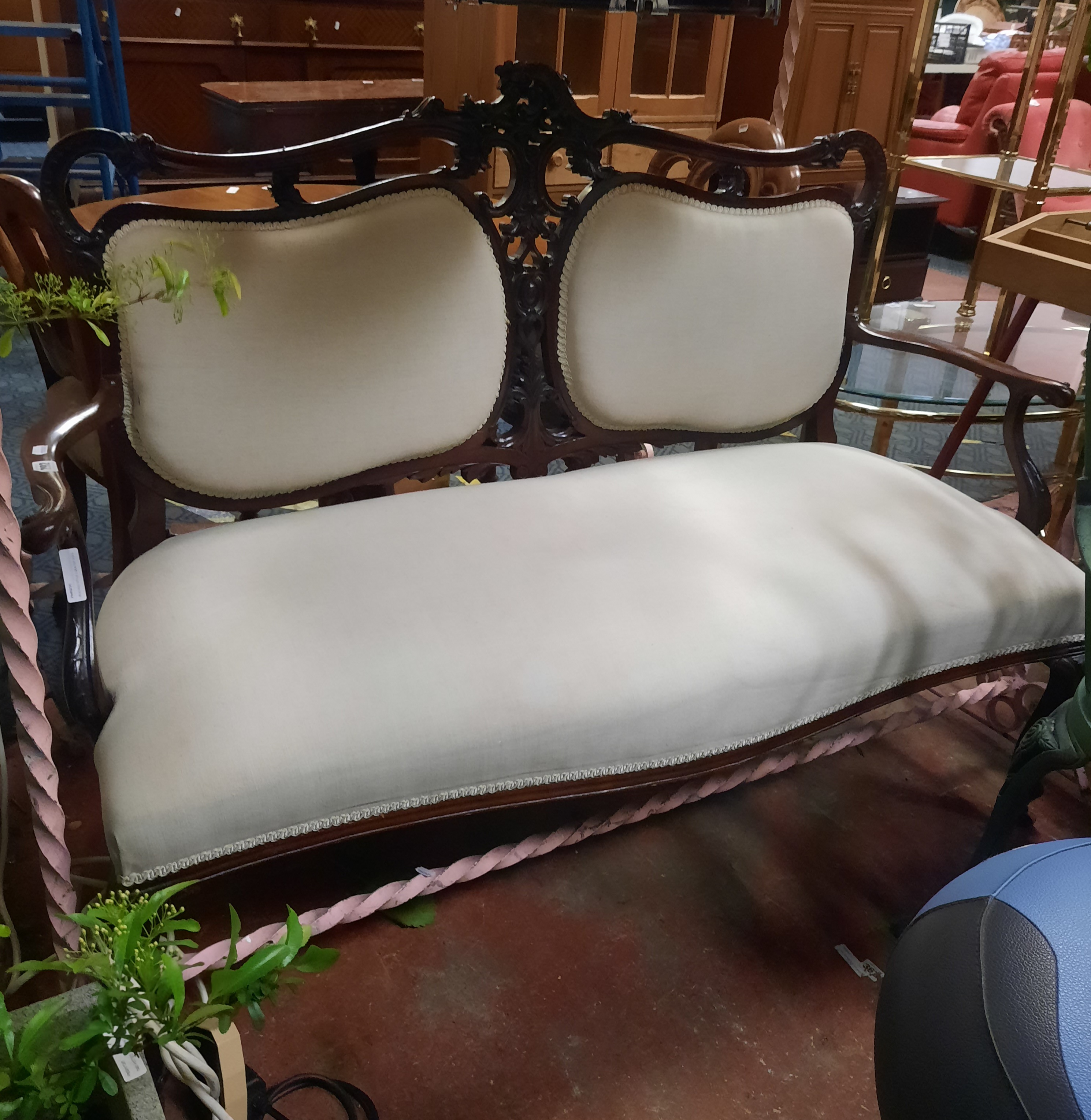 ROCOCO STYLE 2 SEATER SOFA