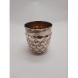 SPANISH PAMPALONI FIRENZE HANDMADE 925 SILVER CUP 4 IMP OZS APPROX