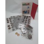 BOX OF MIXED GB COINS