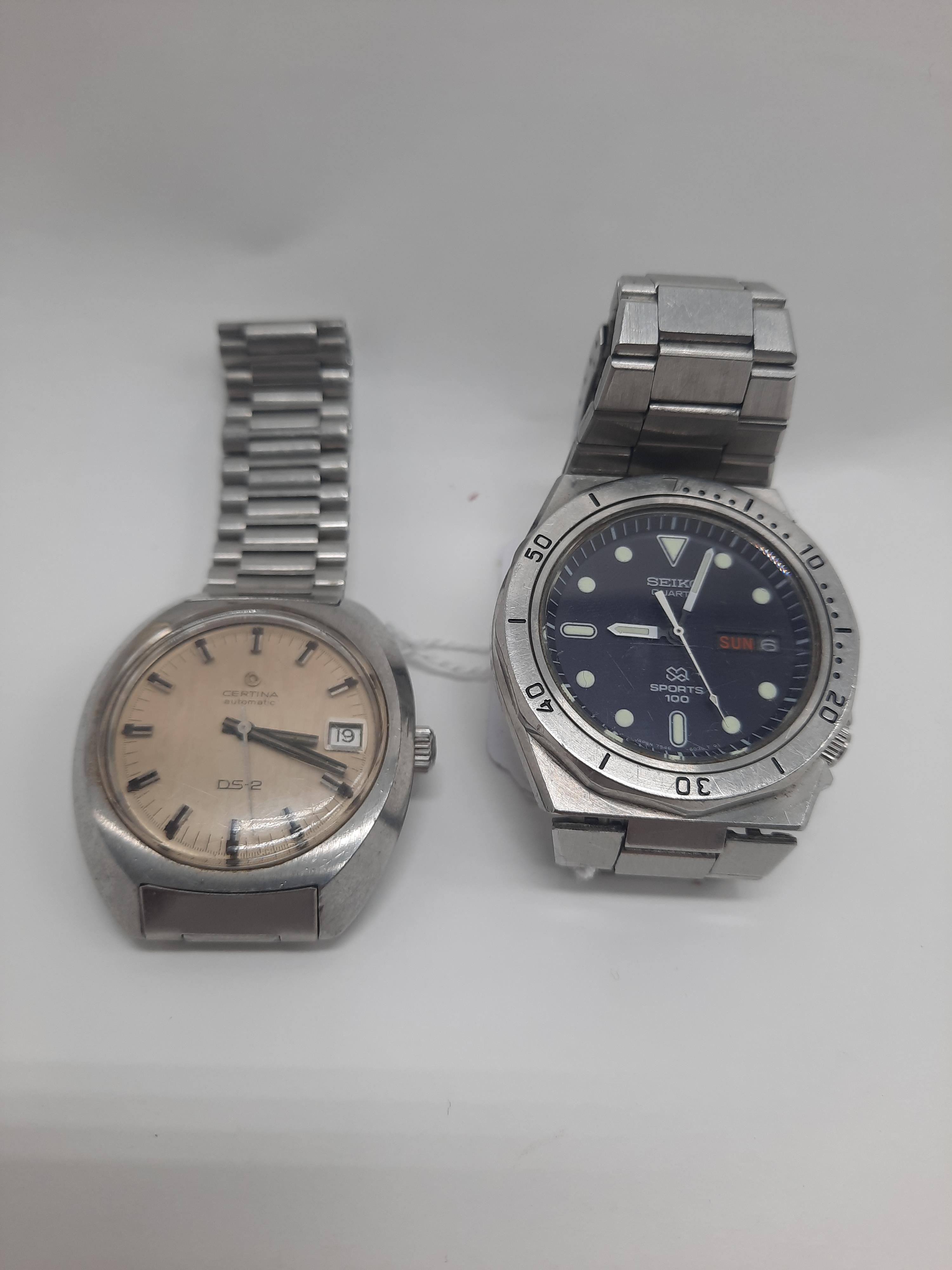 SEIKO SPORTS CERTINA & AUTOMATIC WATCH