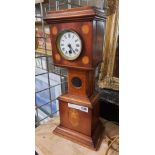 INLAID NEOCLASSICAL GRANDMOTHER CLOCK 48CMS 9H) APPROX
