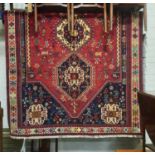 FINE SOUTH WEST PERSIAN QASHQAI CARPET - 60 X 180 CMS