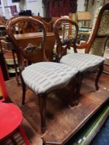 PAIR OF VICTORIAN SIDE CHAIRS