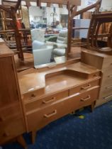 TEAK DRESSING TABLE