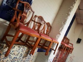 SET OF 8 DINING CHAIRS