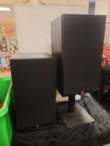 PAIR OF A R SPEAKERS - 44.5 CMS (H) APPROX