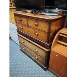 VICTORIAN 2 DRAWER & 3 DRAWER CHESTS