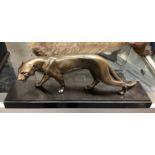 M FONT PANTHER FIGURE SIGNED ON BASE 18CMS (H) APPROX