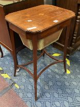VICTORIAN INLAID SEWING TABLE