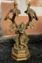 BRASS INDIAN DEITY