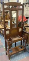 MAHOGANY HALLSTAND