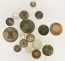 COLLECTION OF TURKISH OTTOMAN COINS WITH MIXED SILVER