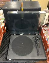 SYSTEMDEK RECORD PLAYER & PAIR OF ROTEL SPEAKERS