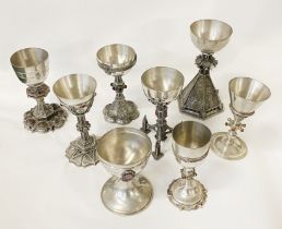 COLLECTION OF ALCHEMY GOTHIC FANTASY GOBLETS