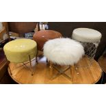 COLLECTION OF RETRO STOOLS