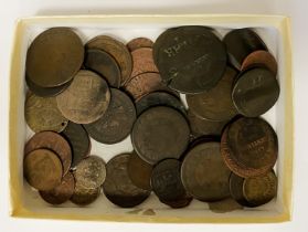 BAG OF ANTIQUE COINS