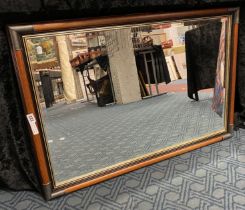 MAHOGANY FRAMED MIRROR