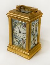 BIRD DEPICTION CARRIAGE CLOCK BY DEACON - A/F