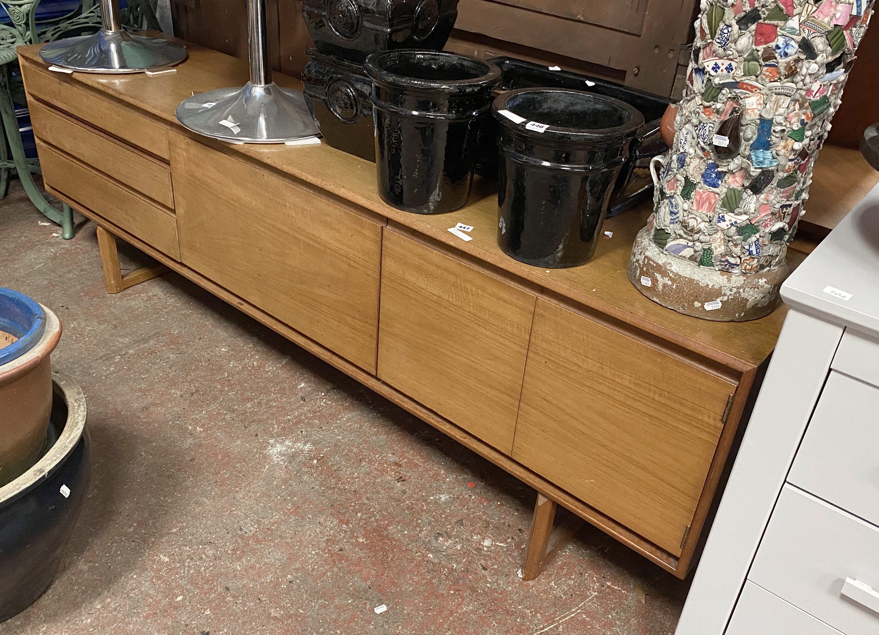 TEAK SIDEBOARD 217CMS APPROX