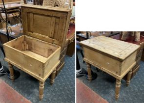 VICTORIAN PINE DOUGH BIN