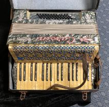 CARSINI ACCORDION WITH MOTHER OF PEARL INLAY