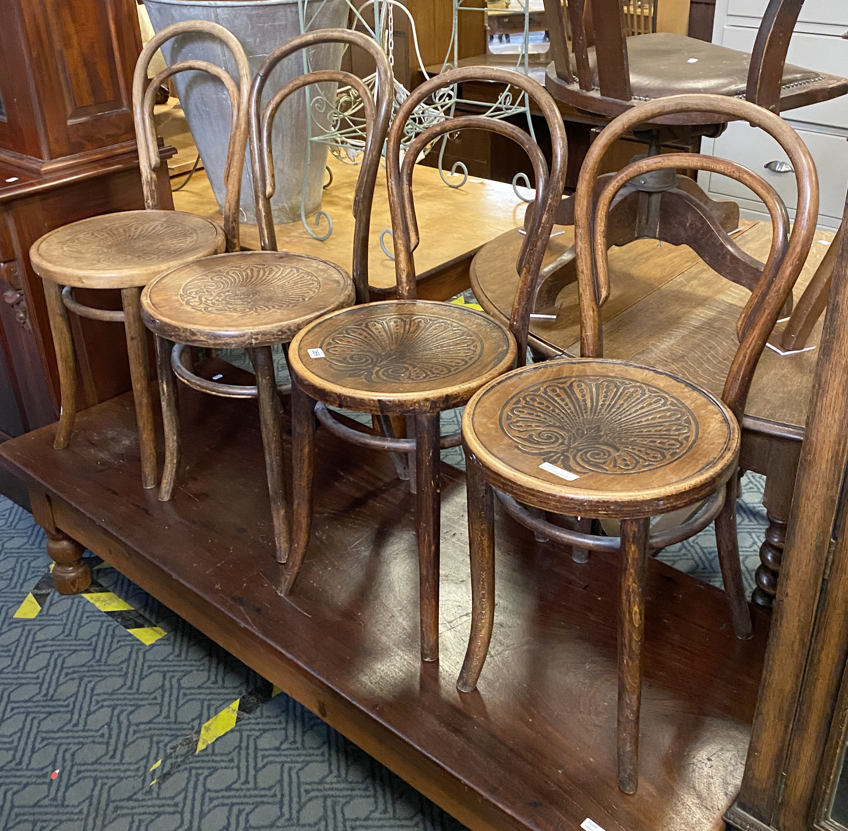 SET OF BENTWOOD CHAIRS