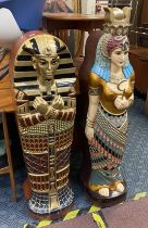 TWO EGYPTIAN STORAGE UNITS