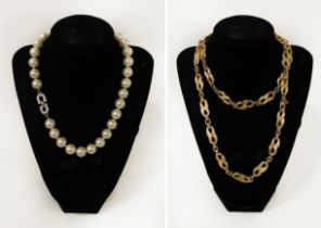 2 CHRISTIAN DIOR NECKLACES