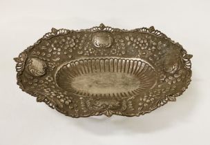 SILVER FRUIT BOWL / DISH - IMP OZS APPROX 9.5CMS (H) APPROX