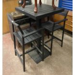 HIGH TABLE & 2 HIGH CHAIRS - CASE