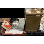 FILM REELS & AUDIO REEL TO REELS WORLD LOCATIONS AND OTHER INTERESTING SUBJECTS - CABINET INCLUDED