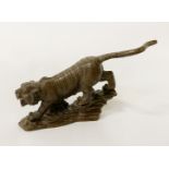 SIGNED BRONZE TIGER - 8CMS (H) APPROX