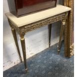 GILT CONSOLE TABLE