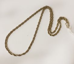 STERLING SILVER CHAIN 22.7 GRAMS APPROX