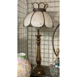 LARGE ART NOUVEAU STYLE TABLE LAMP 99CMS (H) APPROX