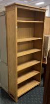 TALL OAK BOOKCASE