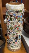 VICTORIAN MOSAIC UMBRELLA STAND