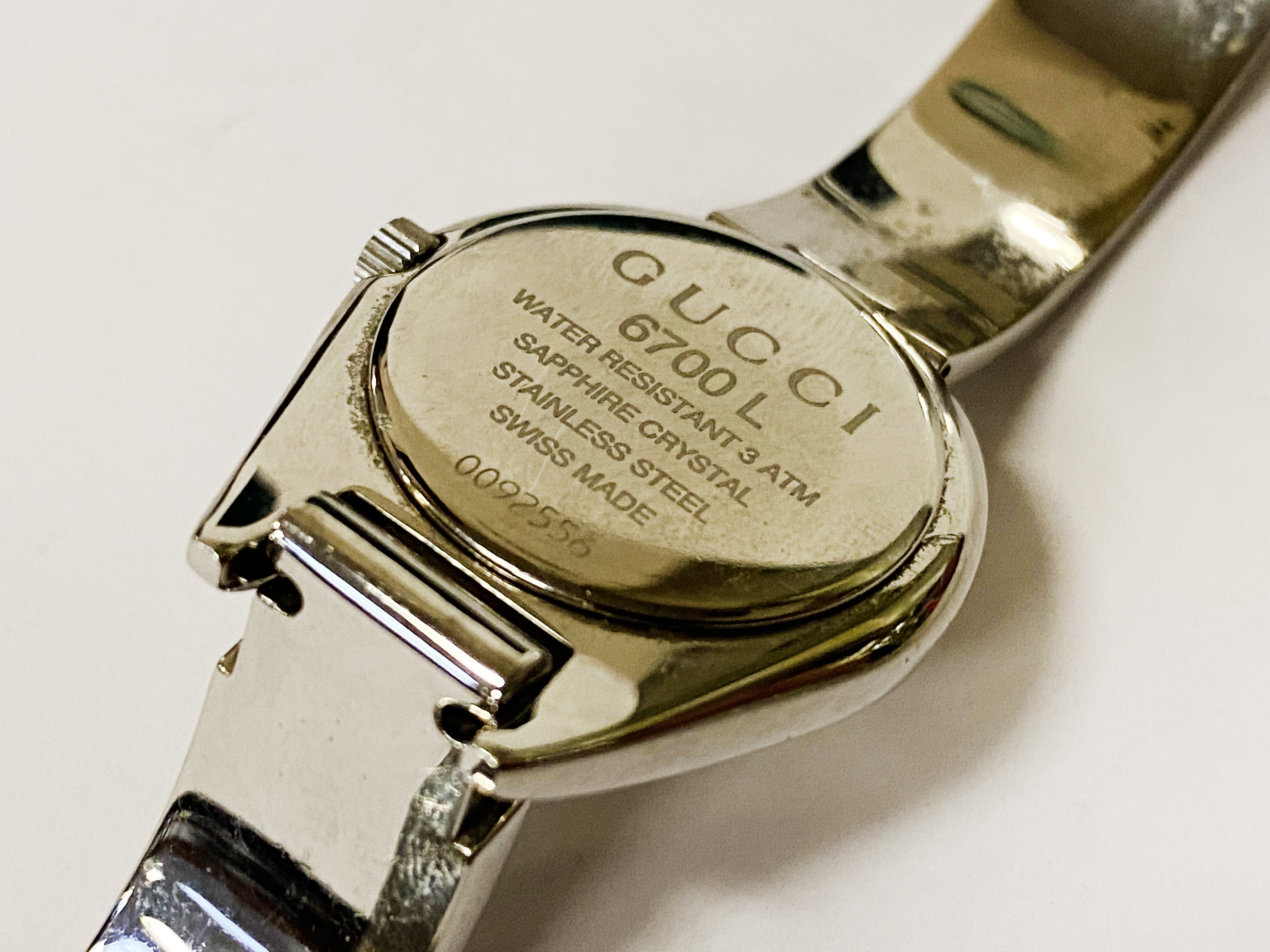 GUCCI STAINLESS STEEL LADIES WATCH - Image 3 of 3