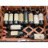 11 BOTTLES OF VINTAGE WINES