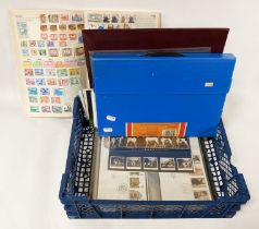 COLLECTION OF STAMPS & SOME FIRST DAY COVERS