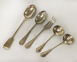 COLLECTION OF VICTORIAN SILVER SPOONS - APPROX 19 OZ IMP