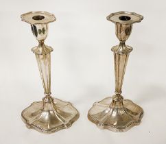PAIR OF HM SILVER CANDLESTICKS - 29.5 CMS (H) APPROX