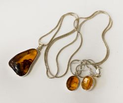 AMBER SET - SILVER