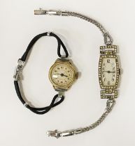 TWO ART DECO COCKTAIL WATCHES INCL. 1 SILVER