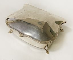 H/M SILVER JEWELLERY BOX - 504 GRAMS 17 IMP OZS APPROX