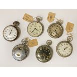 COLLECTION OF STOP WATCHES TO INCLUDE HELVETIA INGERSOLL ETC