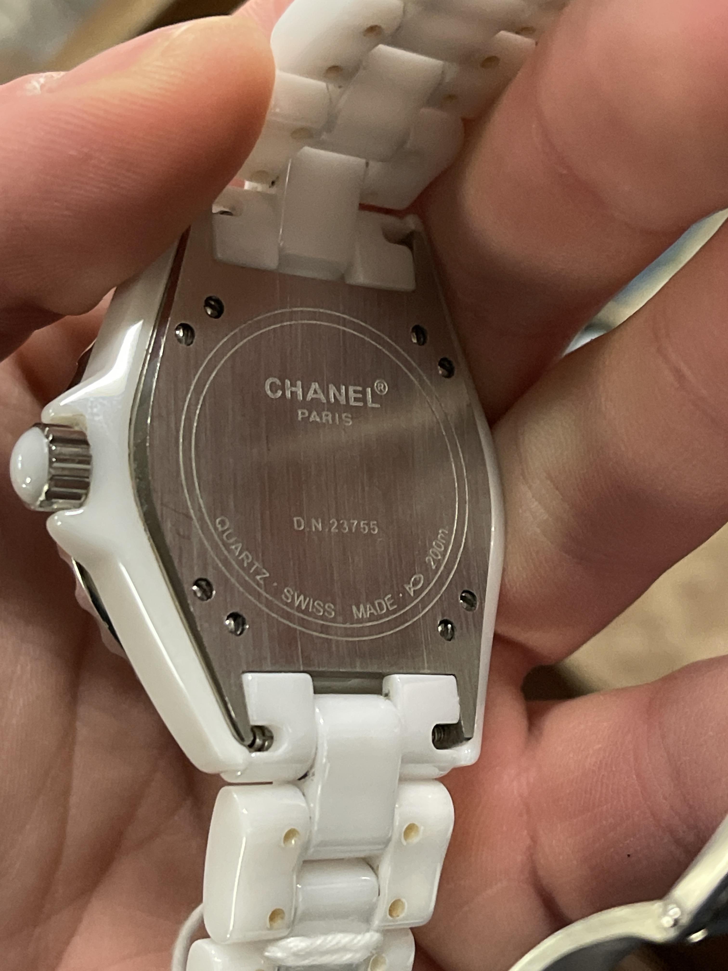 CHANEL LADIES CERAMIC WATCH - Image 2 of 5