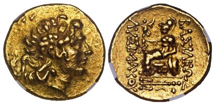 Pontic Kingdom, Mithradates VI (120-63 BC), gold Stater, Late posthumous issue in the name and types