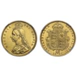 g Victoria (1837-1901), gold Half Sovereign, 1887, Jubilee bust left, J.E.B. on truncation for