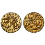 Hyderabad, Mir Mahbub Ali Khan (AH 1285-1329 / 1869-1911), gold Ashrafi, AH 1299, year 15, 11.15g (